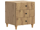 Bedside Cabinet Artisan Oak 43x 41 x 66.5 cm Engineered Wood 894104