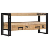 TV Cabinet 100x30x45 cm Solid Mango Wood 249858