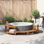 Round Hot Tub Enclosure Surround Brown Ø255 cm 3334766