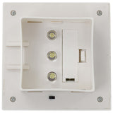 Outdoor Solar Lamps 12 pcs LED Square 12 cm White 277137