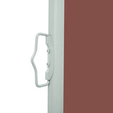 Patio Retractable Side Awning 160 x 300 cm Brown 41547
