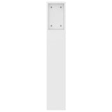 Headboard Cabinet White 140x18.5x104.5 cm 811925