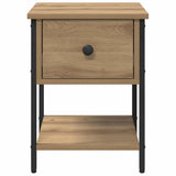 Bedside Table with Drawer 2 pcs Artisan Oak 34 x 35.5 x 45 cm 881803
