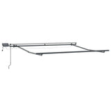 Retractable Awning Green and White 350 x 250 cm 3330470
