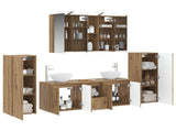 Bathroom Furniture Set 6 pcs Artisan Oak 3407150