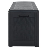 Garden Storage Box Anthracite 119x48x60 cm Polypropylene 152197