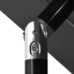 3-Tier Garden Parasol with Aluminium Pole Anthracite 3.5 m 313878