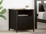 Bedside Cabinet 2 pcs Black Oak 40 x 42 x 60 cm Engineered Wood 881837
