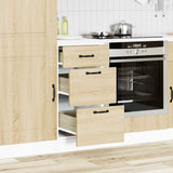 Kitchen Base Cabinet Kalmar Sonoma Oak Engineered Wood 854243