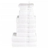 12 Piece Premium Towel Set SOLUND White 600 gsm 137570