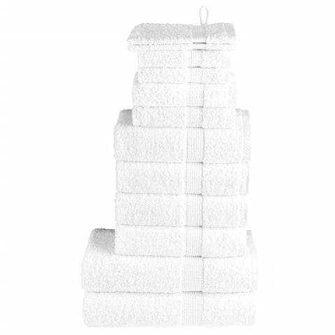 12 Piece Premium Towel Set SOLUND White 600 gsm 137570