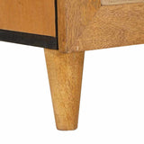 Sideboard 2 pcs 120 x 33.5 x 75 cm Solid mango wood Brown 3310064