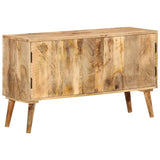 ZNTS Sideboard Solid Mango Wood 110x30x60 cm 246145