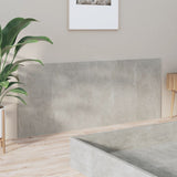 811047 Bed Headboard Concrete Grey 200x1,5x80 cm Engineered Wood