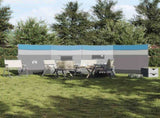 Camping Windbreak Blue 510x153 cm Waterproof 4009649