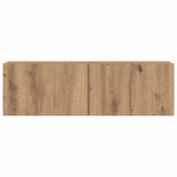 7 Piece TV Cabinet Set Wall-mounted Artisan Oak Engineered Wood 3329020