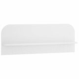 Wall Shelf 2 pcs White 102 x 13.5 x 37.5 cm Engineered Wood 8014959