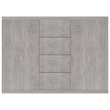Sideboard Concrete Grey 88x30x65 cm Engineered Wood 800688