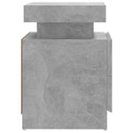 ZNTS Bedside Cabinet Concrete Grey 45x35x52 cm Engineered Wood 326853