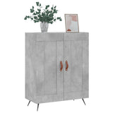 Sideboard Concrete Grey 69.5x34x90 cm Engineered Wood 830168