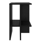 Coffee Table 2 pcs Black Oak 40 x 30 x 49 cm Engineered Wood 8001066