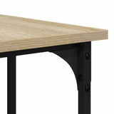 Desk Sonoma Oak 139x139x75 cm Engineered Wood 837593