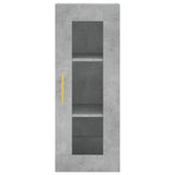 Highboard Concrete Grey 34.5x34x180 cm Engineered Wood 3199421