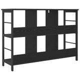 Bookshelf Black Oak 102 x 32 x 72.5 cm Engineered Wood 884012