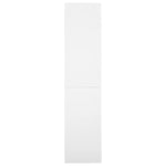 Office Cabinet with Sliding Door White 90x40x180 cm Steel 335962