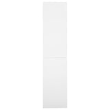 Office Cabinet with Sliding Door White 90x40x180 cm Steel 335962