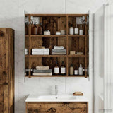 Bathroom Mirror Cabinet Old Wood 60 x 14.5 x 70 cm 889061