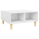 Coffee Table White 60x60x30 cm Engineered Wood 805977