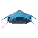 Family Tent Blue 18-Person 185T Polyester with PU Coating 42017398