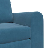 Sofa Bed Blue 98 x 71 x 83 cm Velvet 4106665