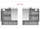 Bathroom Furniture Set 5 pcs Grey Sonoma 3407084