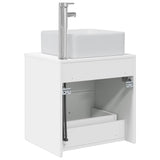 Wall-Mounted Sink Vanity White 53 x 34.5 x 63 cm 890286