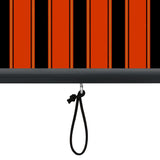Outdoor Roller Blind 100x250 cm Orange and Brown 145960