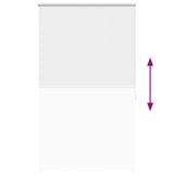 Roller blind blackout 124.4x175 cm Fabric Width 120 cm white 240123