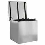 Outdoor Storage Box Silver 55 x 50.5 x 50 cm Steel 874579