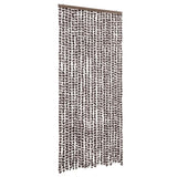 ZNTS Insect Curtain Brown and White 90x220 cm Chenille 325452