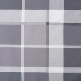 Pallet Cushions 3 pcs Grey Check Fabric 360958
