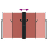 Retractable Side Awning Terracotta 140x600 cm 4004618