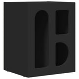 Bedside Table Black 40 x 35 x 50 cm Engineered Wood 891246