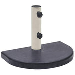 ZNTS Umbrella Base Black 40x28x4 cm Granite 313668