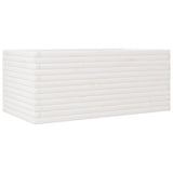 Garden Planter White 110x60x46 cm Solid Wood Pine 3282460