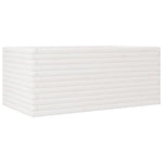 Garden Planter White 110x60x46 cm Solid Wood Pine 3282460