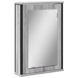 Bathroom Mirror Cabinet Grey Sonoma 42x12x60 cm Engineered Wood 842434