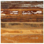 Square Table Top 70x70 cm 15-16 mm Solid Reclaimed Wood 286048