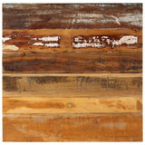 Square Table Top 70x70 cm 15-16 mm Solid Reclaimed Wood 286048