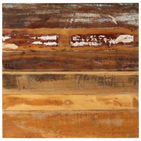 Square Table Top 70x70 cm 15-16 mm Solid Reclaimed Wood 286048
